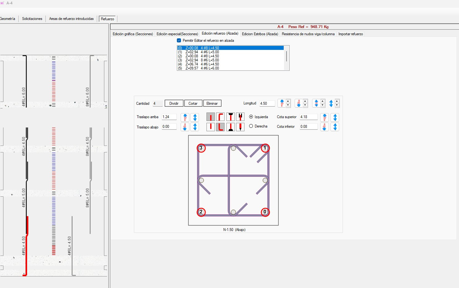 Captura ETABS – AirBnb Pereira