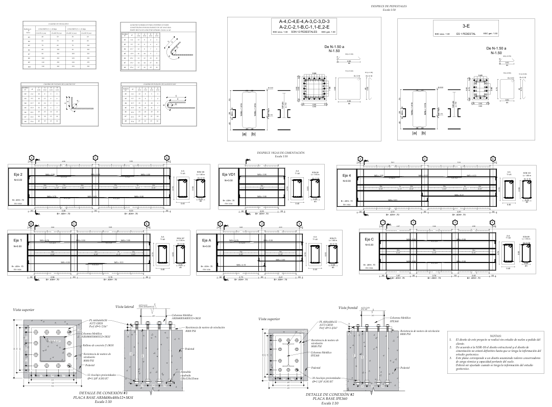 Plano estructural 6 – AirBnb Pereira