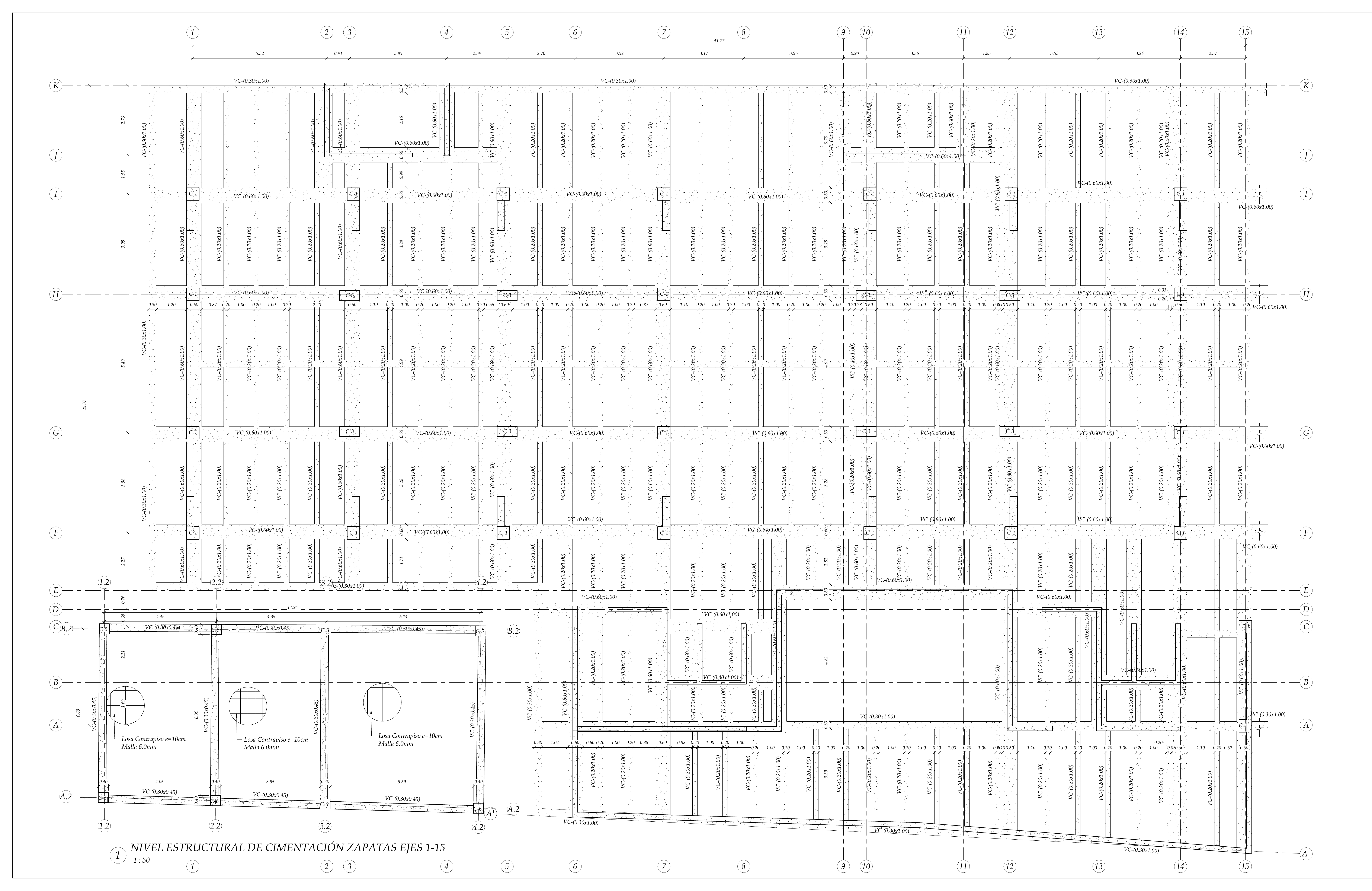 Plano estructural plano E-02 – Bello Horizonte