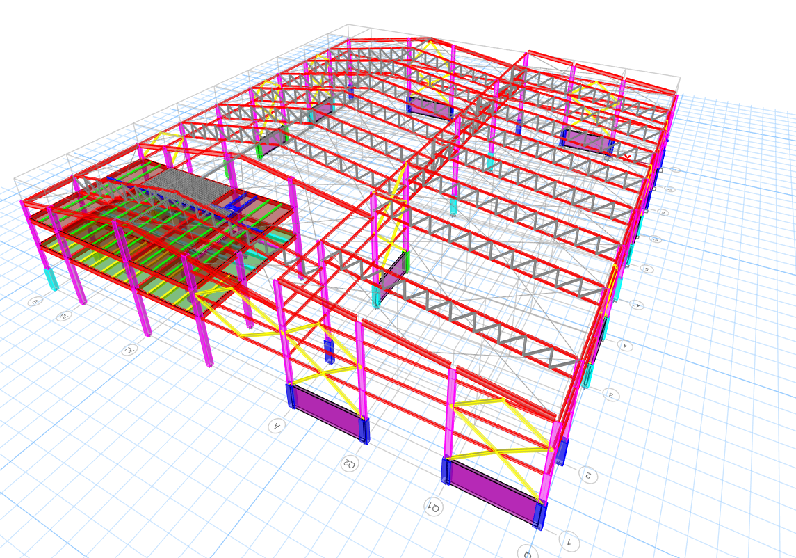 Modelo ETABS 01 – Bodega Lote F5 – Palmaseca