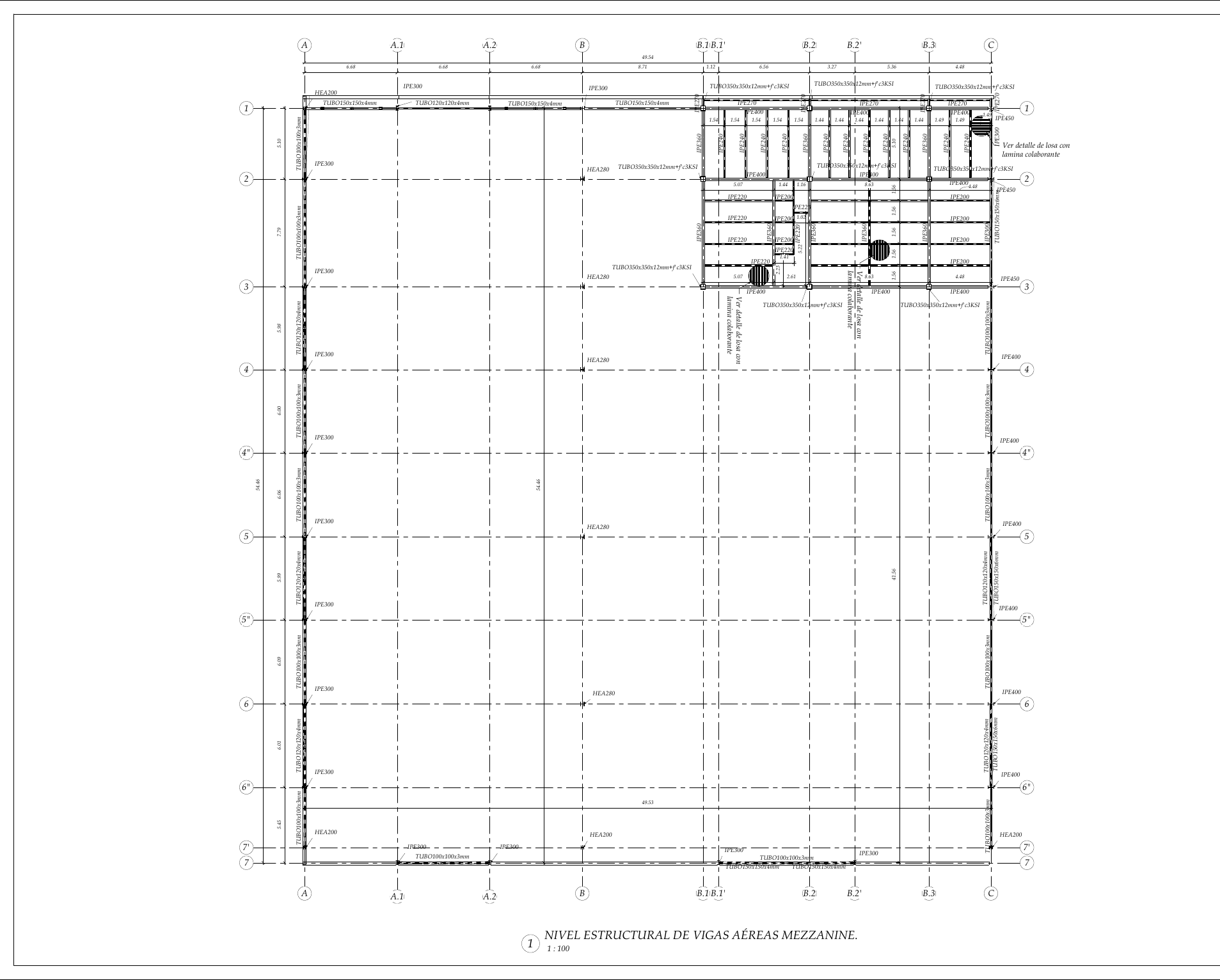 Plano estructural 05 – Bodega Lote F5 – Palmaseca