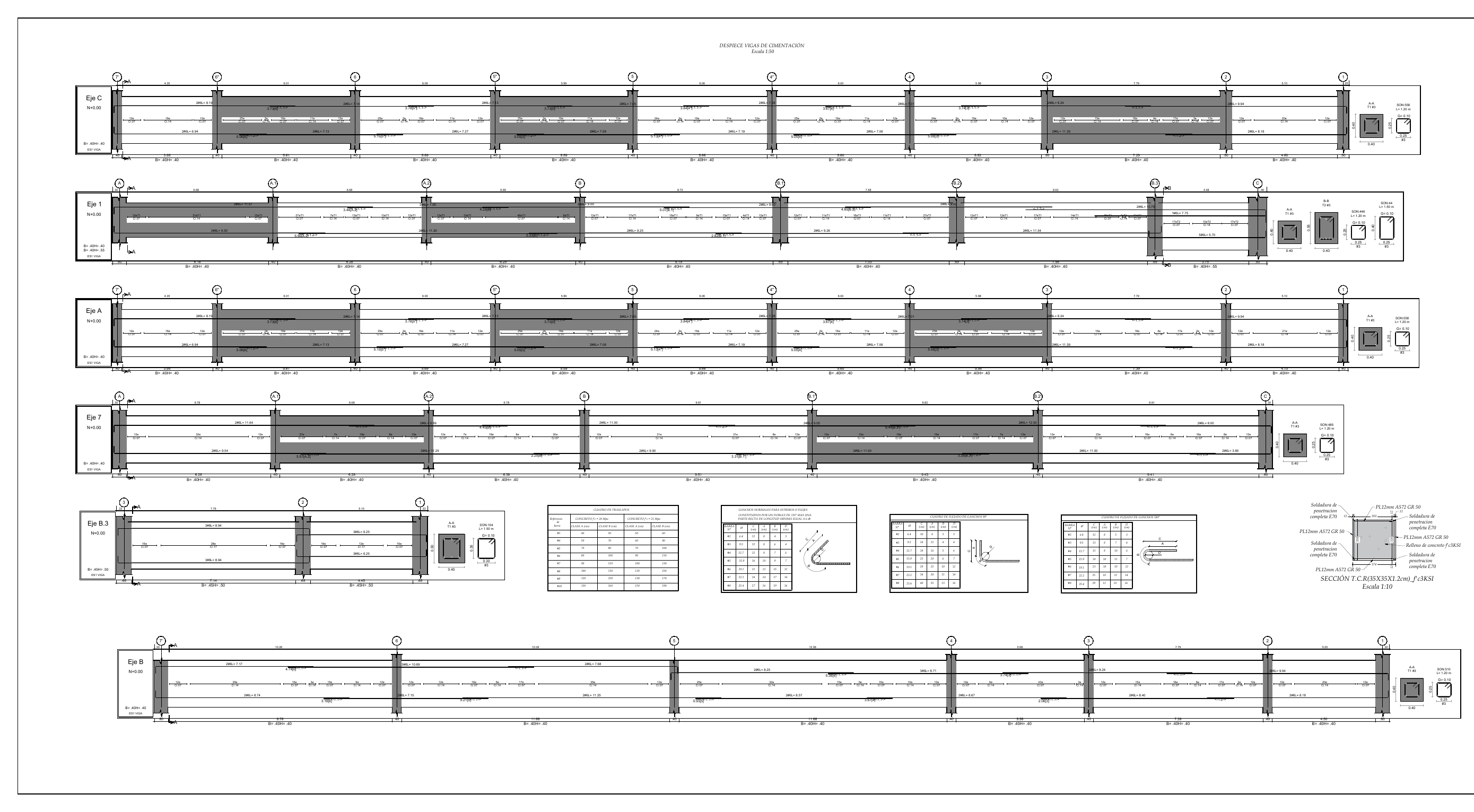 Plano estructural 15 – Bodega Lote F5 – Palmaseca