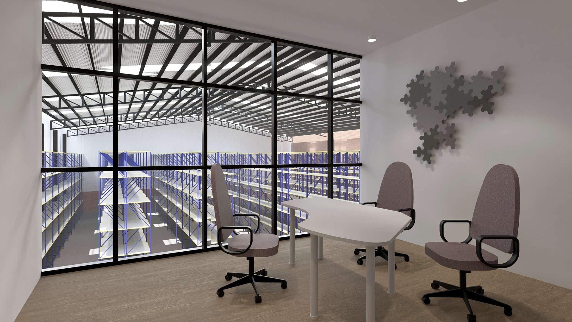 Render arquitectónico 05 – Bodega Lote F5 – Palmaseca