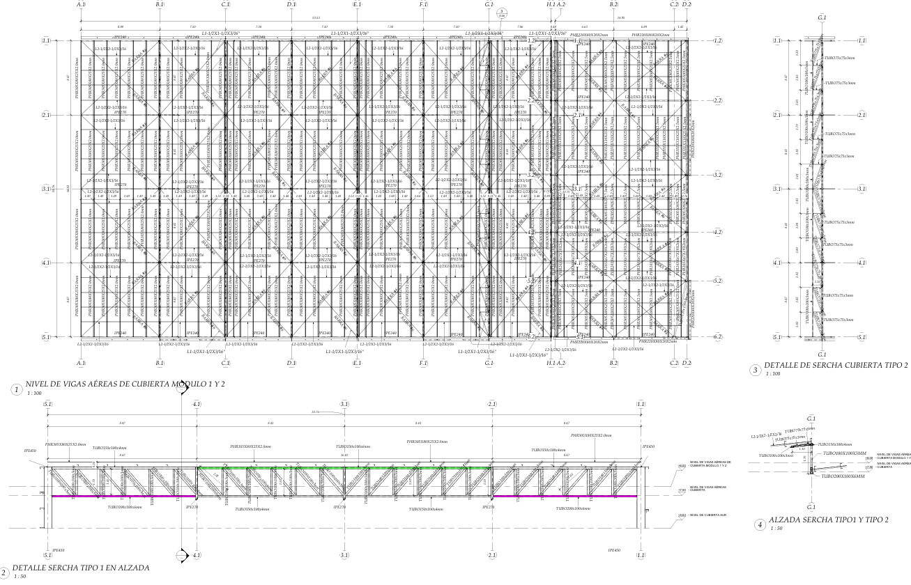 Plano estructural plano E-06 – Bodegas Ann Michel