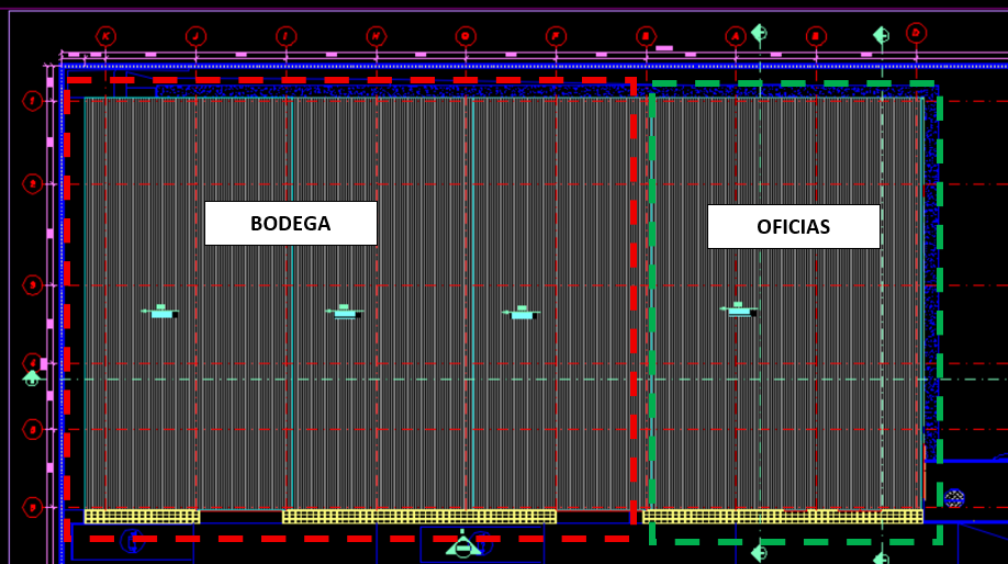 Captura ETABS – Bodegas Industriales Cali