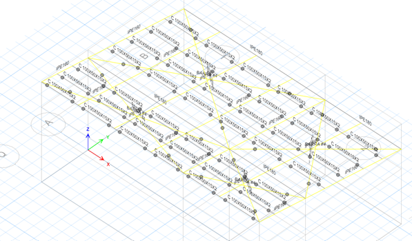 Captura ETABS – Casa La Buitrera