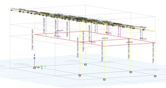 Captura ETABS – Casa La Buitrera