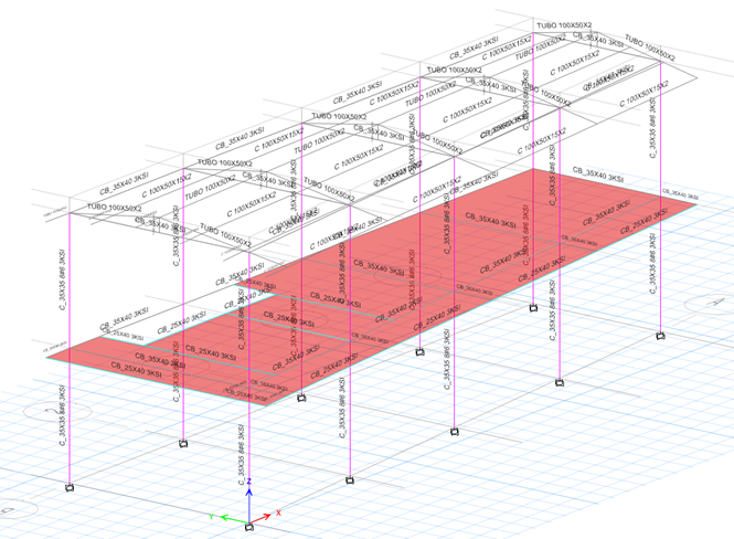 Captura ETABS – Local Comercial Candelaria