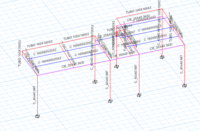 Captura ETABS – Casa Alamedita
