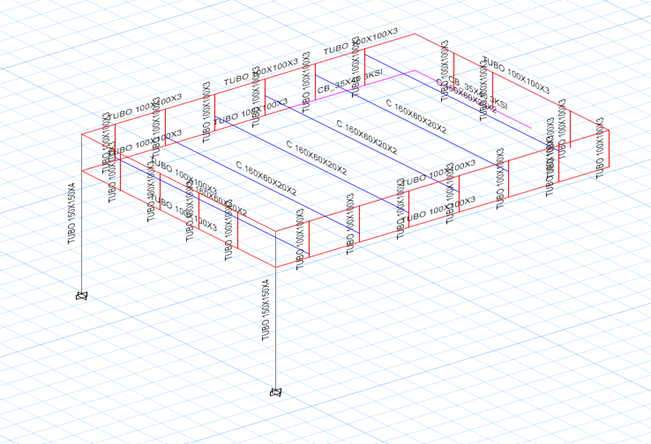 Captura ETABS – Casa Alamedita
