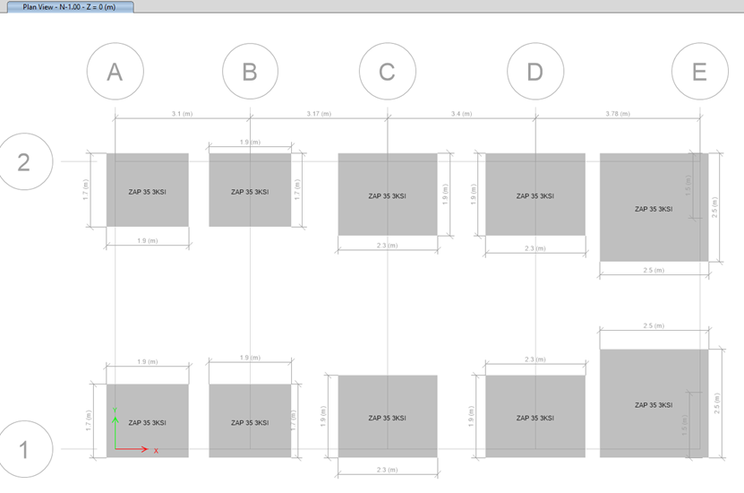 Captura ETABS – Casa Antonio Nariño