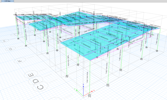 Captura ETABS – Casa Dapa