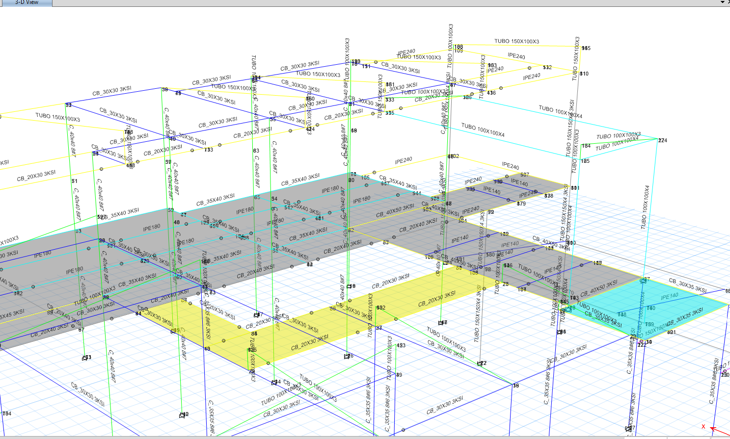 Modelo ETABS 01 – Casa Pomarroso