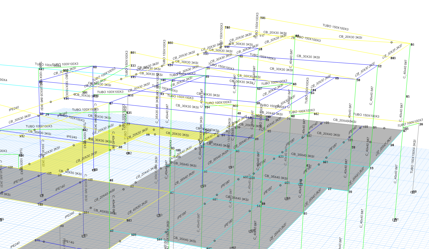 Modelo ETABS 02 – Casa Pomarroso