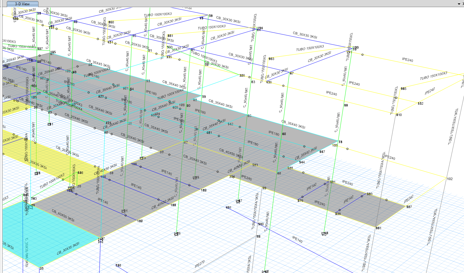 Modelo ETABS 03 – Casa Pomarroso