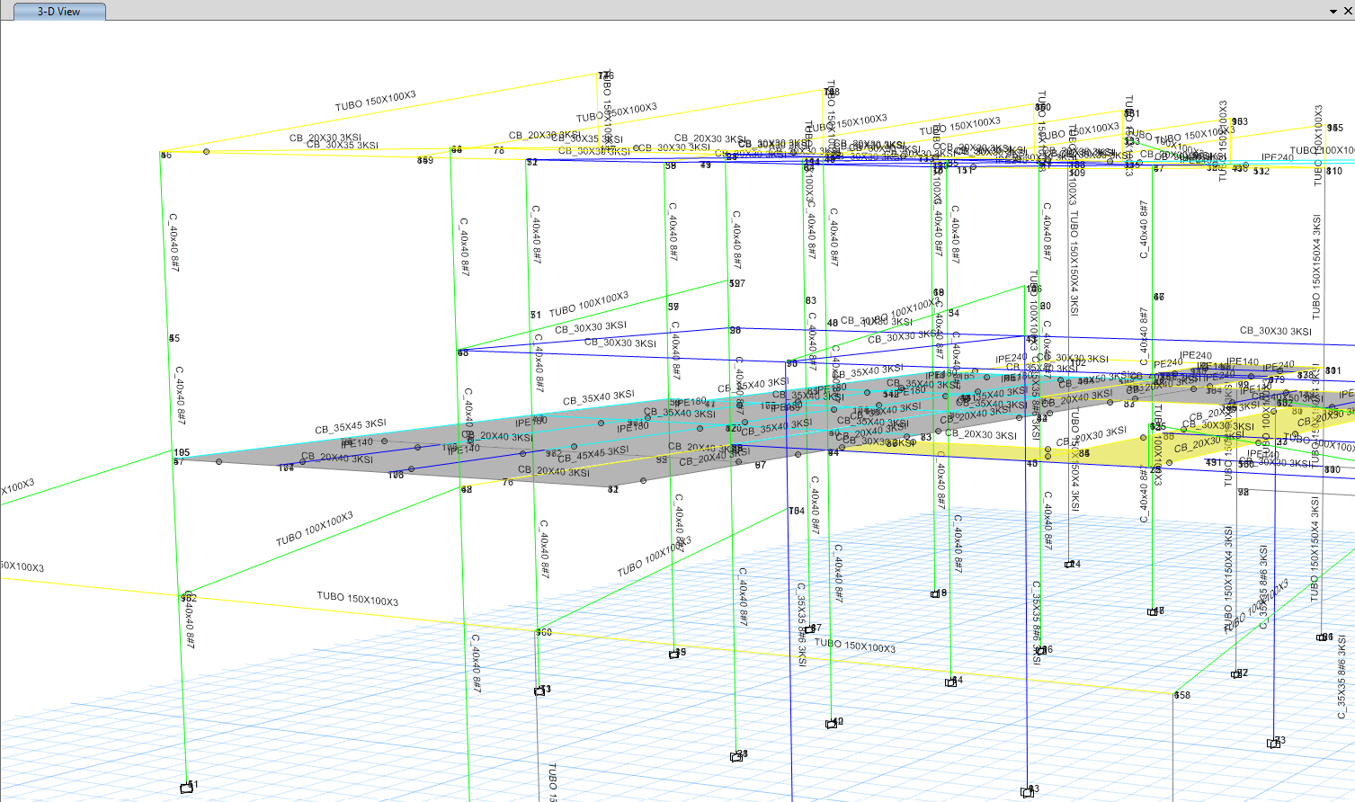 Modelo ETABS 04 – Casa Pomarroso