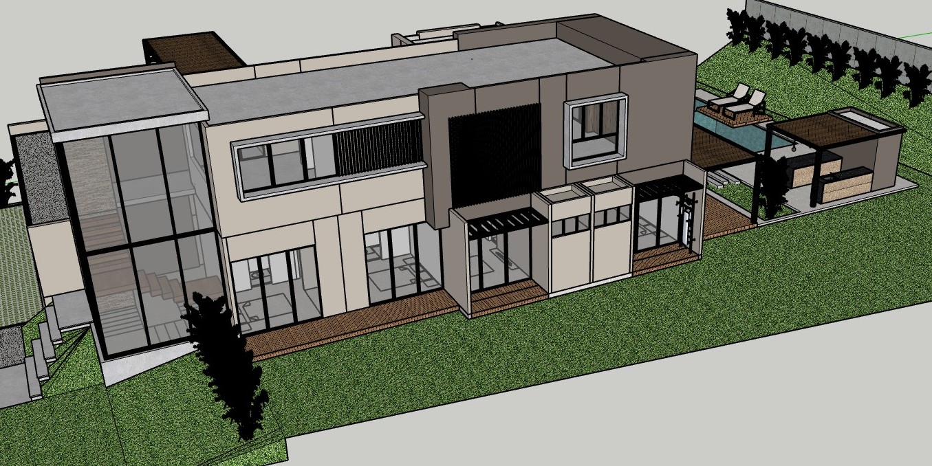 Render arquitectónico 03 – Casa Pomarroso