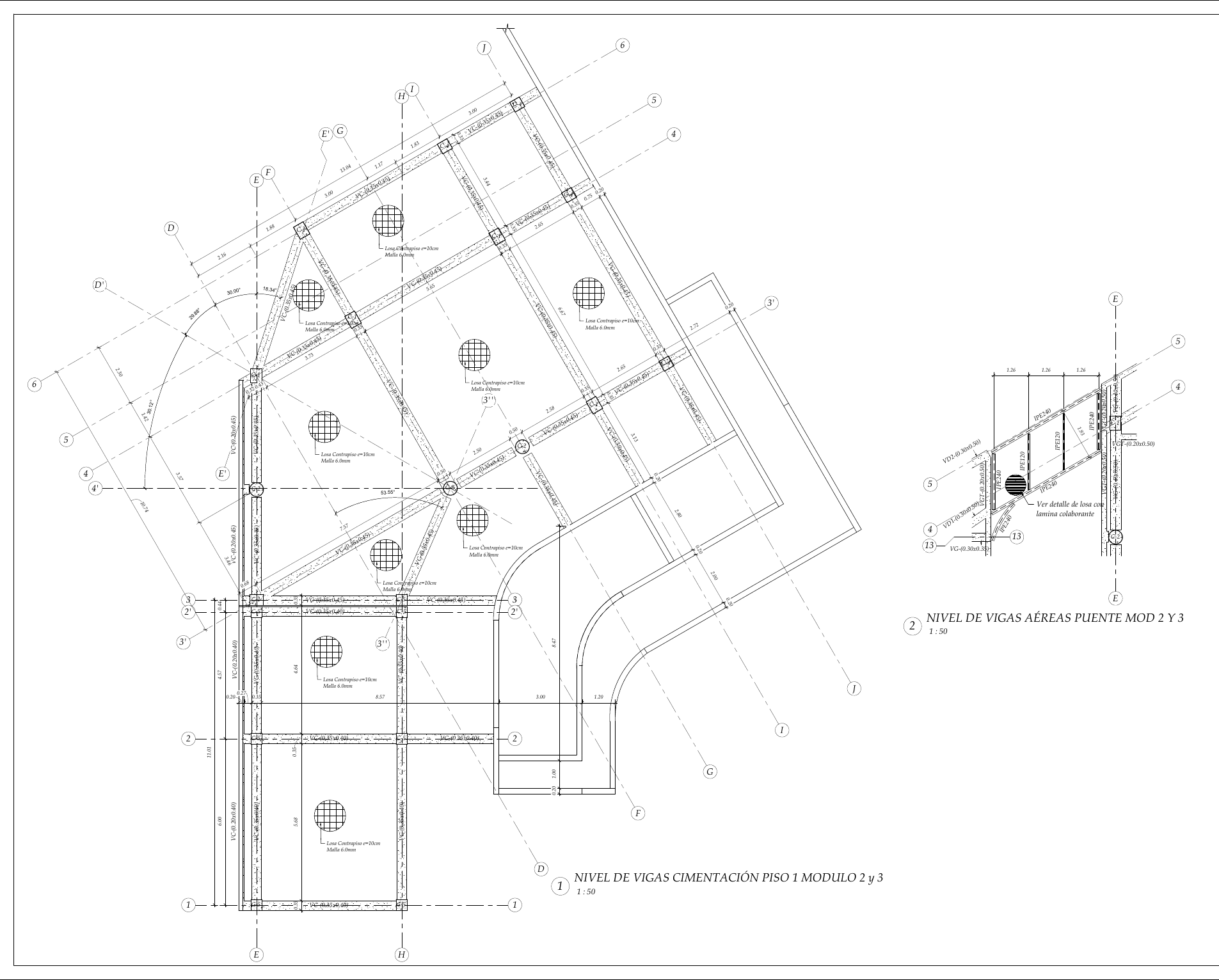 Plano estructural 05 – Cascadas de Dapa