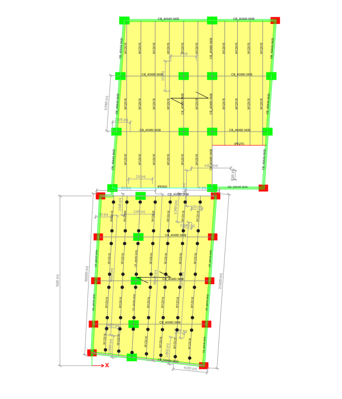 Captura ETABS – Cimentación Parqueadero