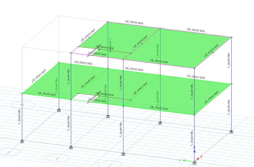Captura ETABS – Floralia Correcciones