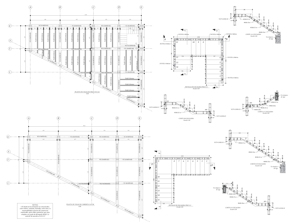 Plano estructural 3 – Floresta