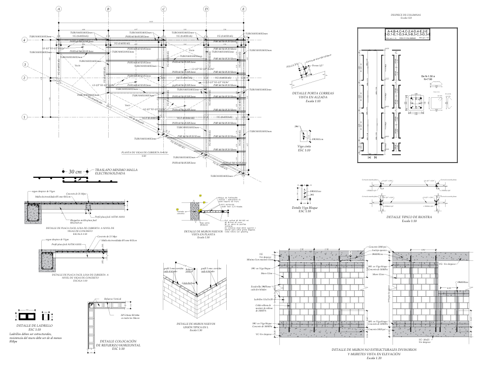 Plano estructural 4 – Floresta