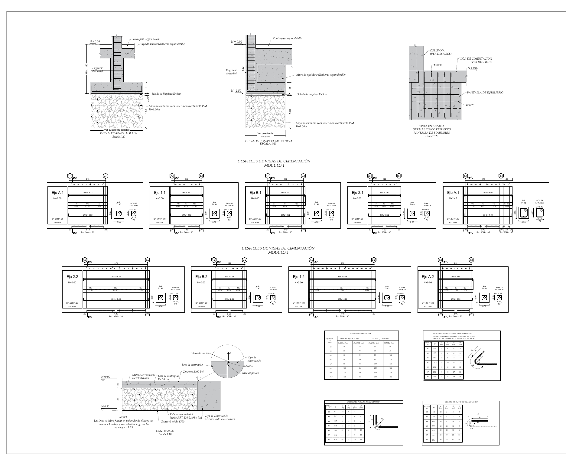 Plano estructural 02 – GoFit Palmira