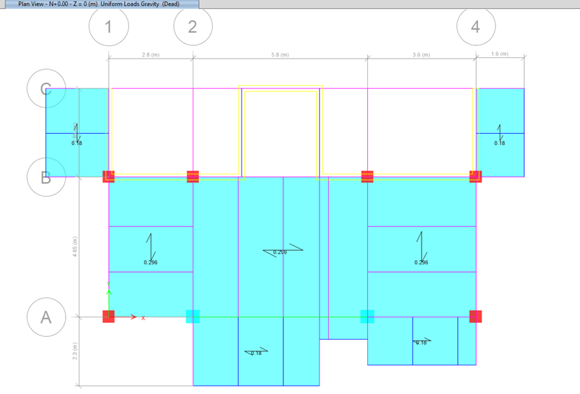 Captura ETABS – Haciendas de Potrerito