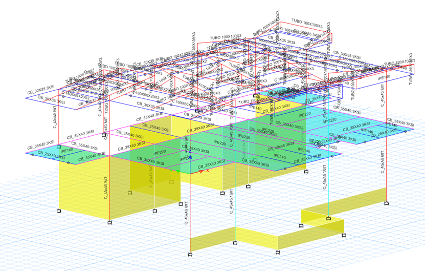 Captura ETABS – Haciendas de Potrerito
