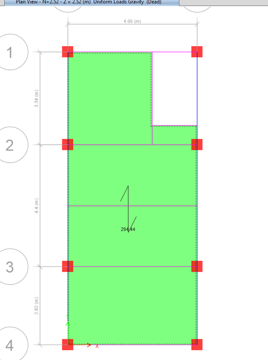 Captura ETABS – Local La Alborada