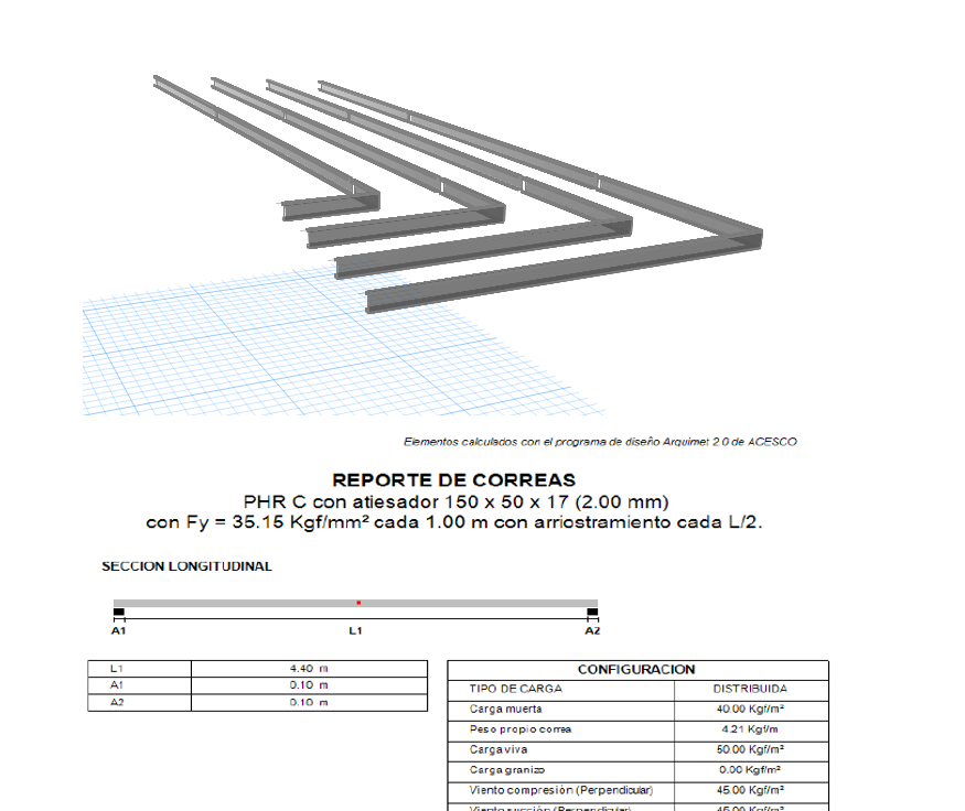 Captura ETABS – Local La Alborada