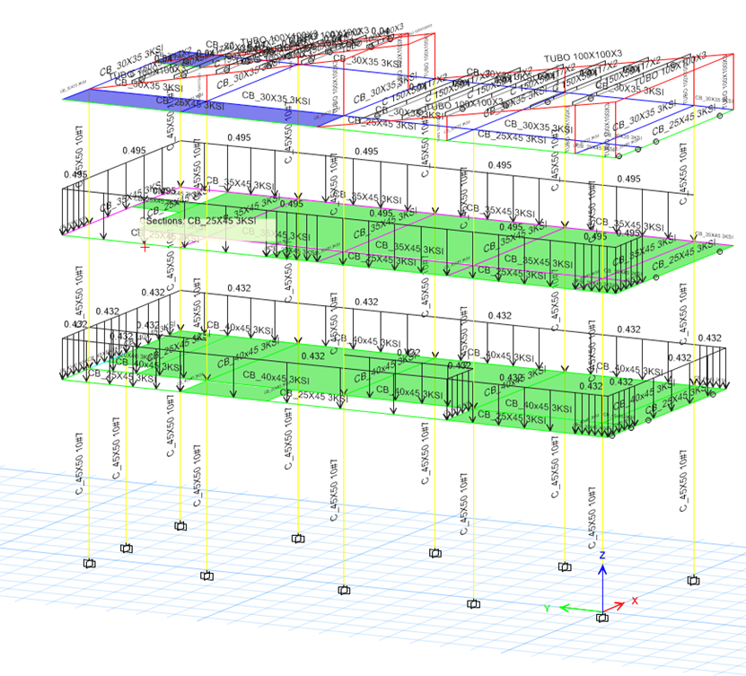 Captura ETABS – Mueblería Miranda