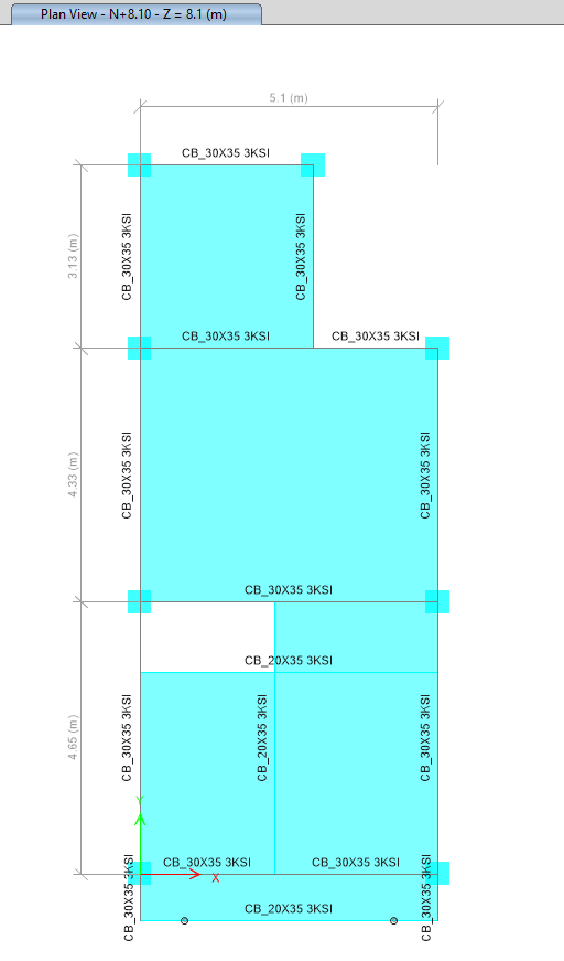 Modelo ETABS 02 – Multifamiliar El Carmelo