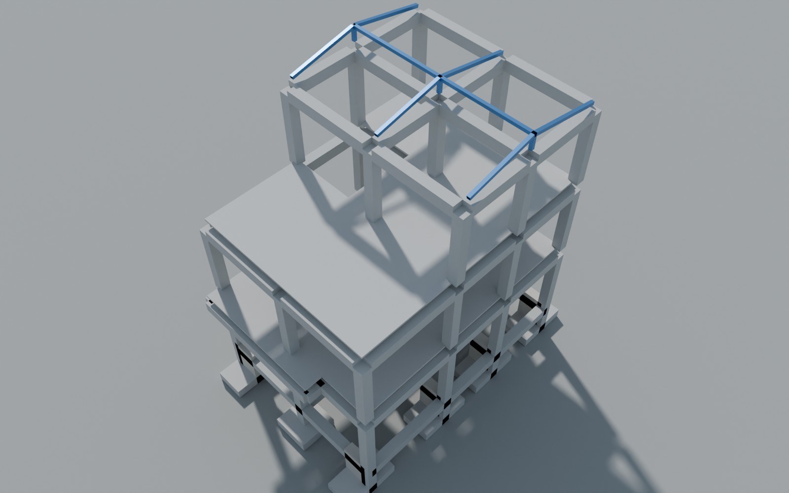 Render del modelo estructural 03 – Palo Santo