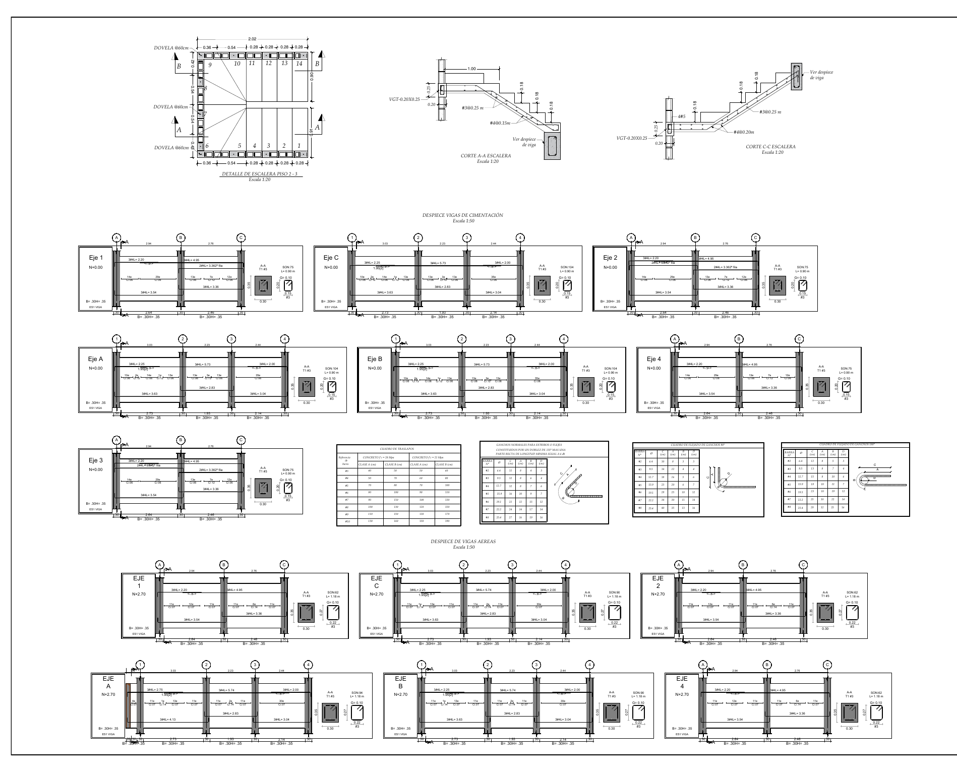 Plano estructural 03 – Palo Santo