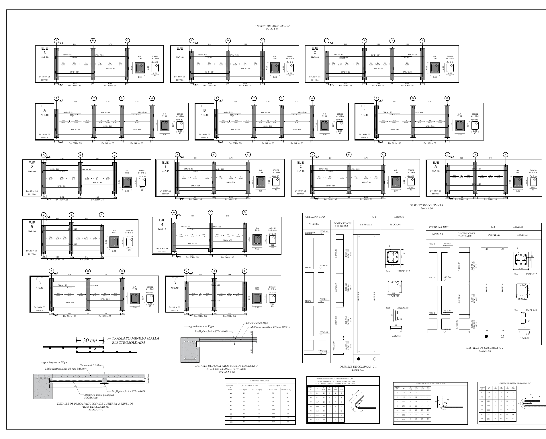 Plano estructural 04 – Palo Santo