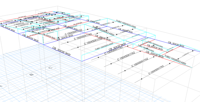 Captura ETABS – Panamericano Candelaria