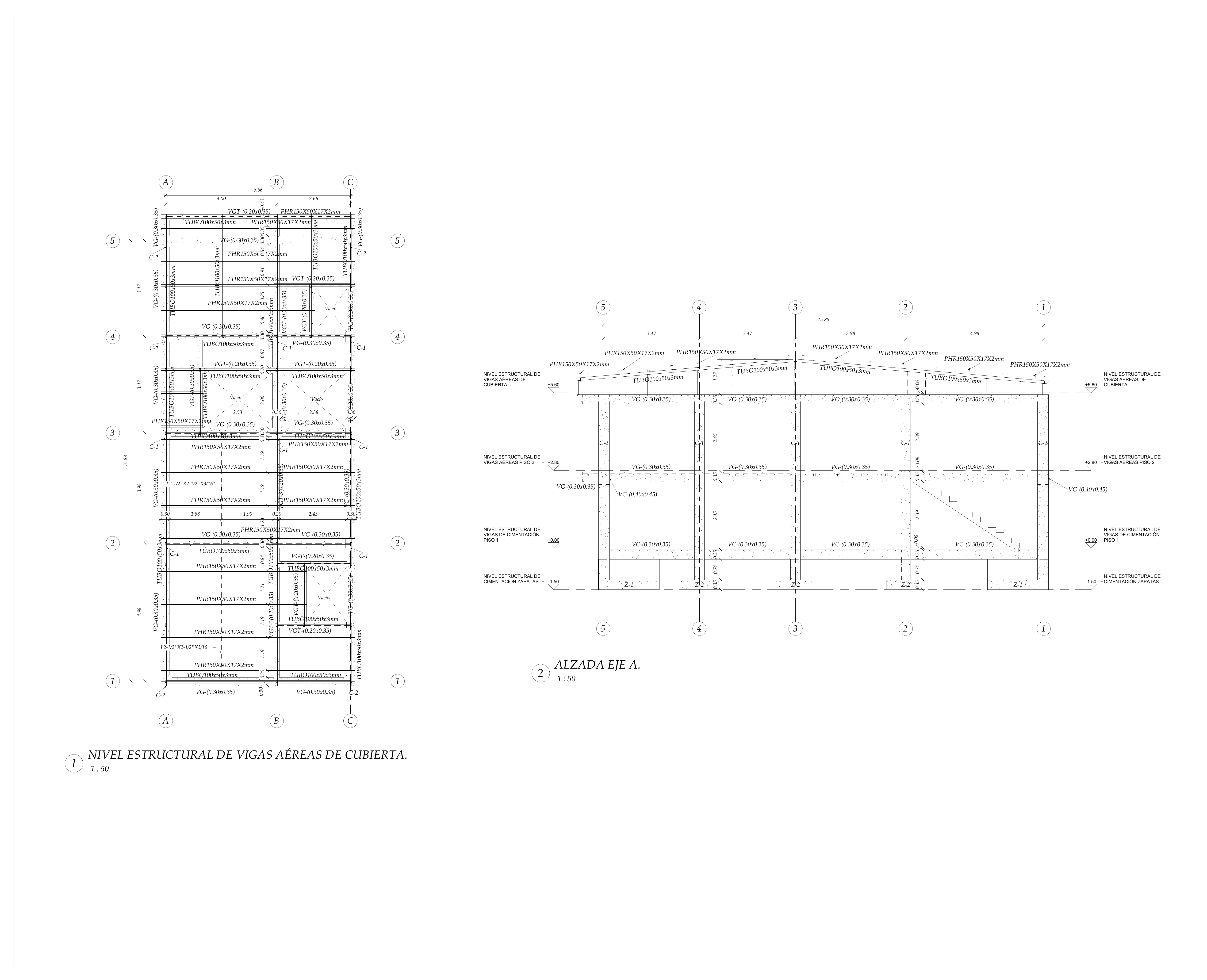 Plano estructural plano E-03 – Panamericano Candelaria