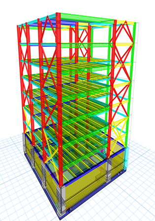 Captura ETABS – Parqueadero La Piedra