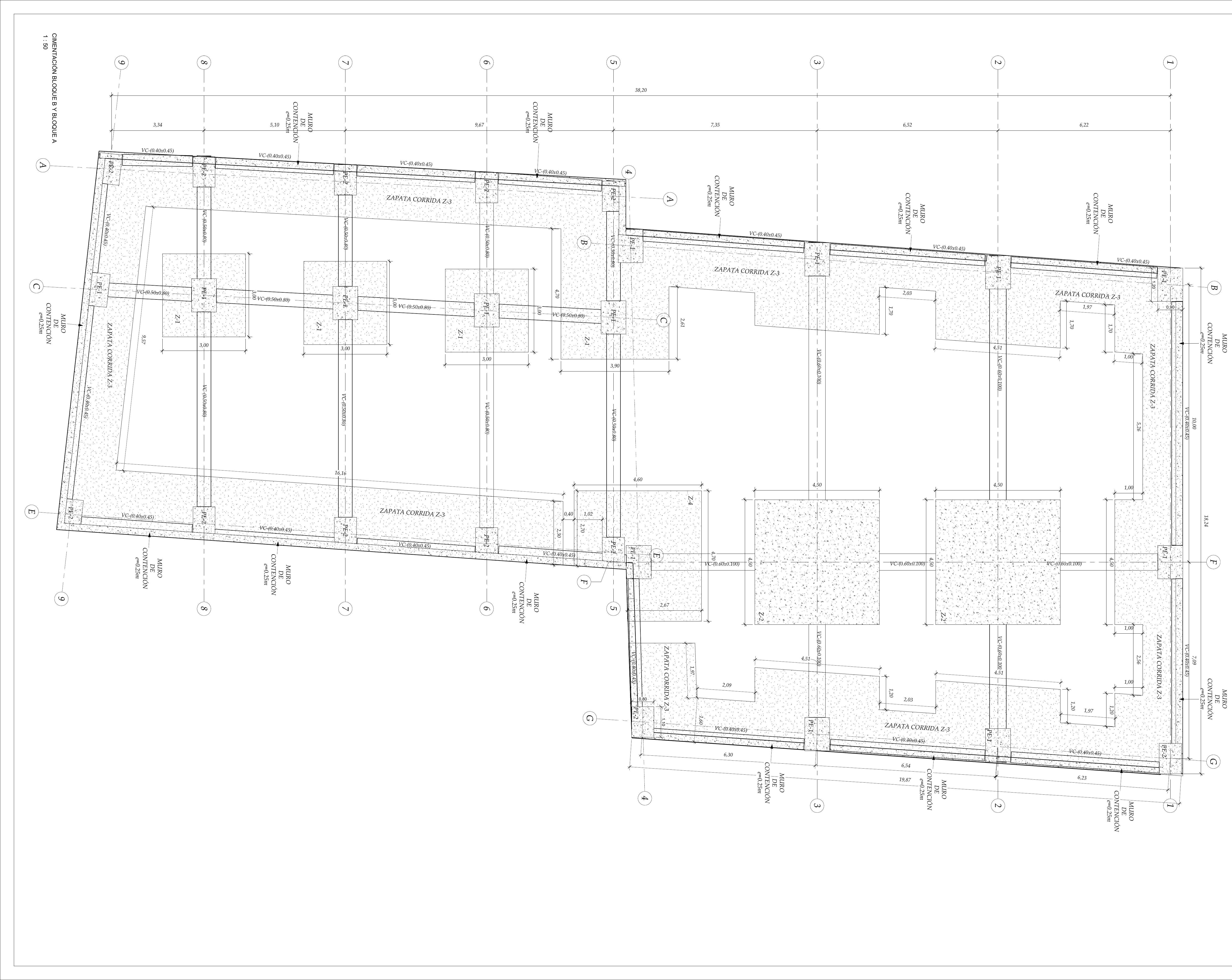 Plano estructural conexion 02 – Parqueadero La Piedra