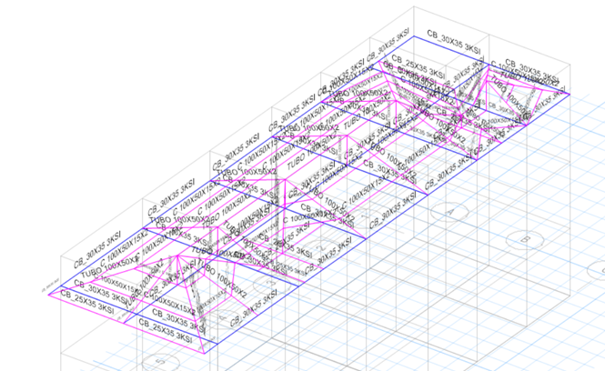 Modelo ETABS – Penthouse Cali (03)