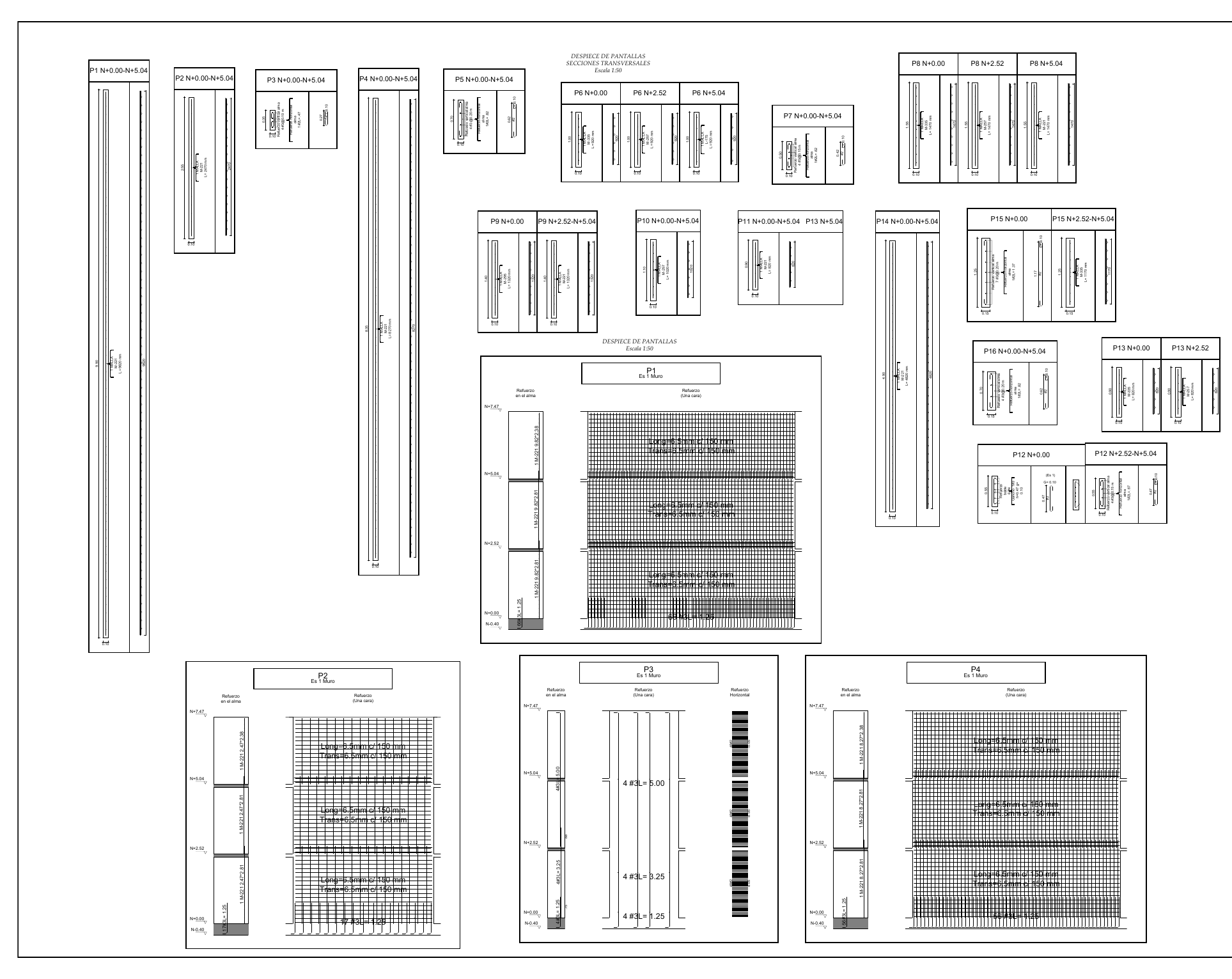 Plano estructural 05 – Urbanización San Fernando – Circasia