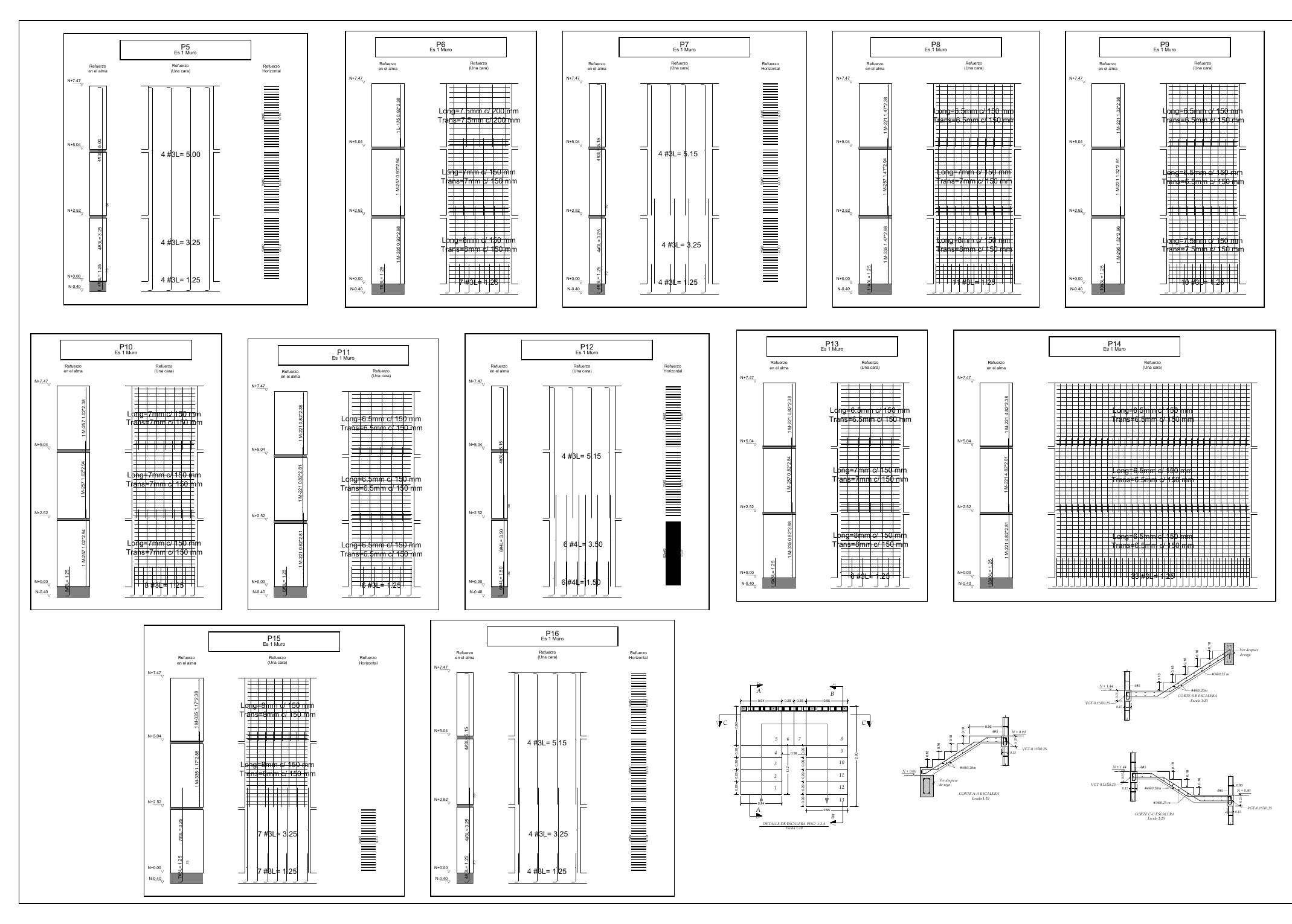Plano estructural 06 – Urbanización San Fernando – Circasia