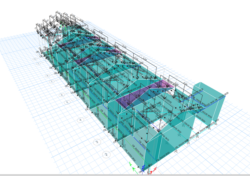 Captura ETABS – Villa Luján