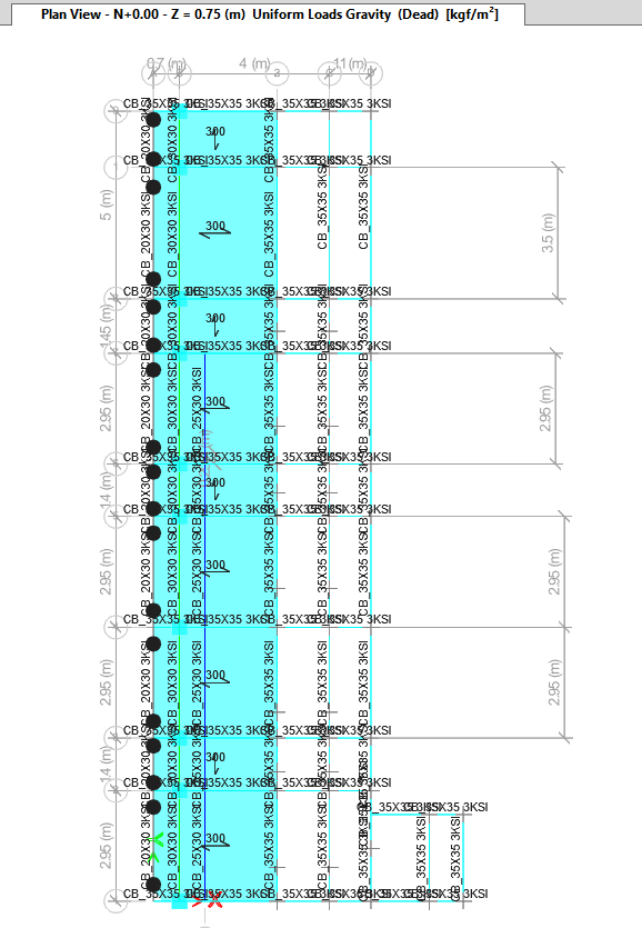Captura ETABS – Villa Luján