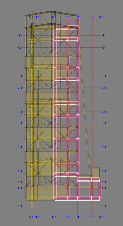 Captura ETABS – Villa Luján