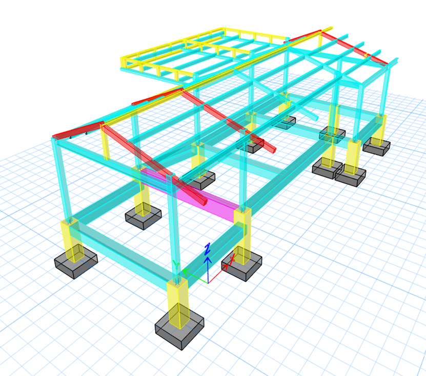 Captura ETABS – Villa Luján