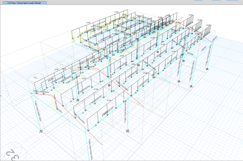 Captura ETABS – Villa Luján