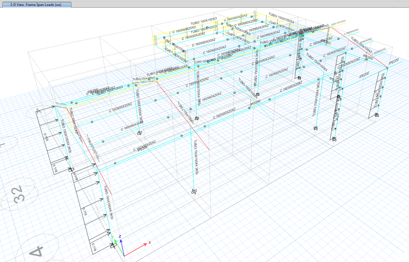Captura ETABS – Villa Luján