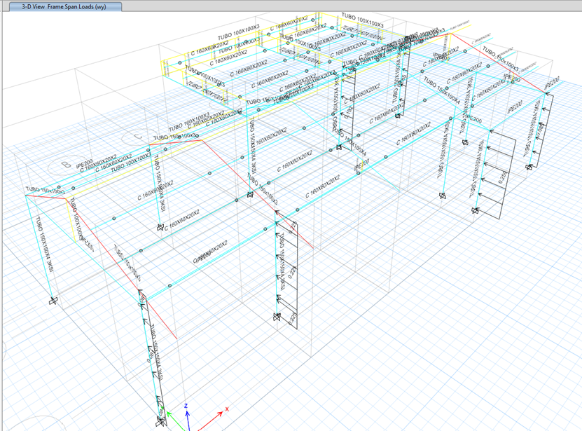 Captura ETABS – Villa Luján